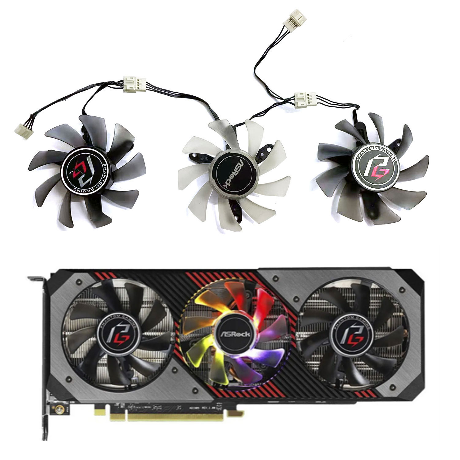 Lga1700 Itx Motherboard Ddr5 - Ventilateur de refroidissement 75MM 4PIN PVA080E12R